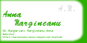 anna margineanu business card